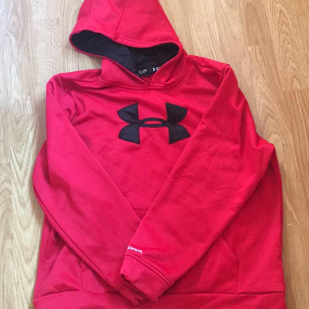 Red Under Armour Hoodie